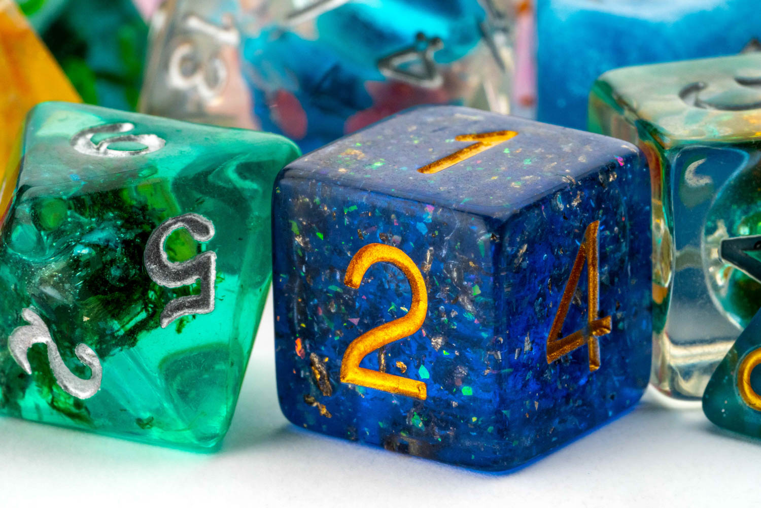 Pound of Premium Assorted Resin Dice