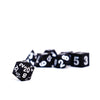 Sharp Edge Silicone Rubber Dice Set: Gold Scatter