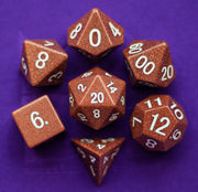 Goldstone dice set