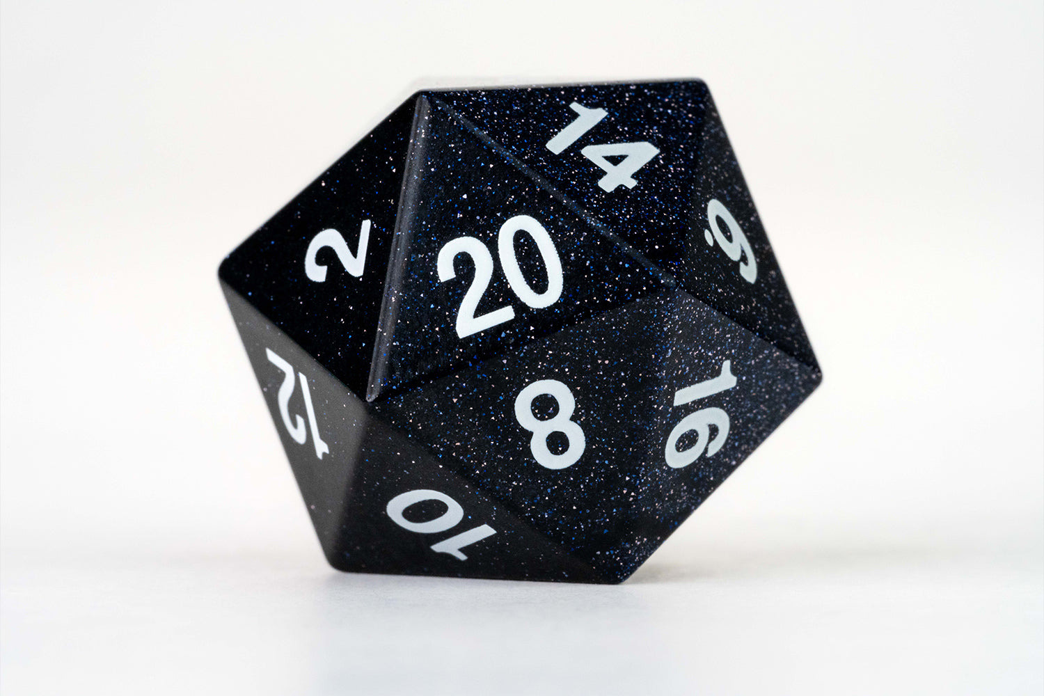 Mystic Mines 16mm Stone Poly Dice Set: Blue Sandstone