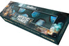 Mystic Mines 16mm Stone Poly Dice Set: Engraved Cat's Eye Aquamarine