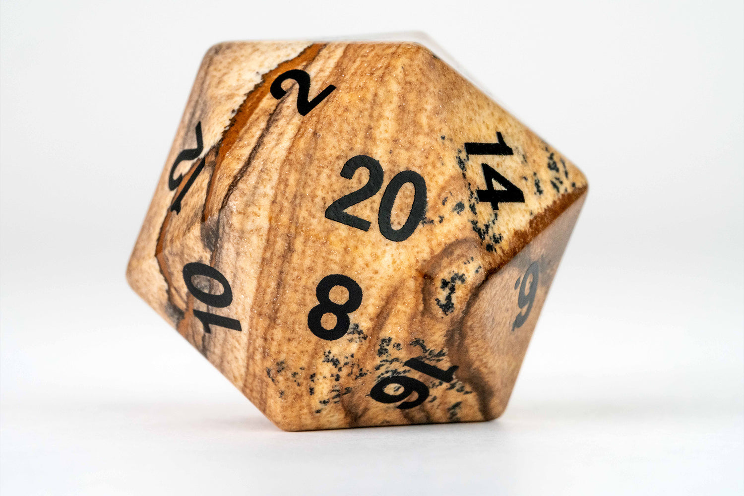 Mystic Mines 16mm Stone Poly Dice Set: Picture Jasper