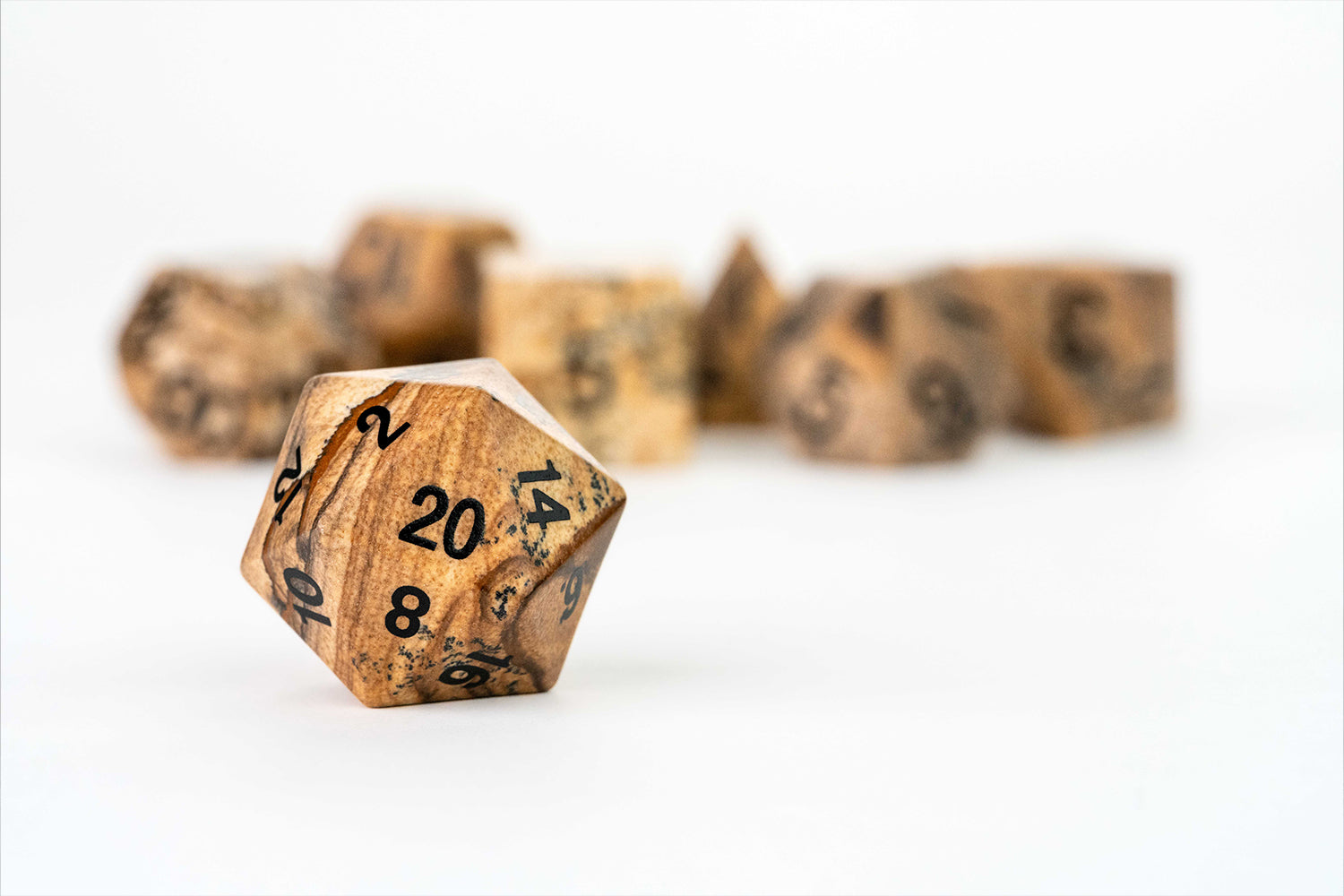 Mystic Mines 16mm Stone Poly Dice Set: Picture Jasper