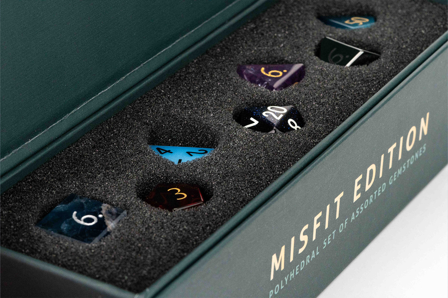 Mystic Mines Misfit Gemstone Dice Set