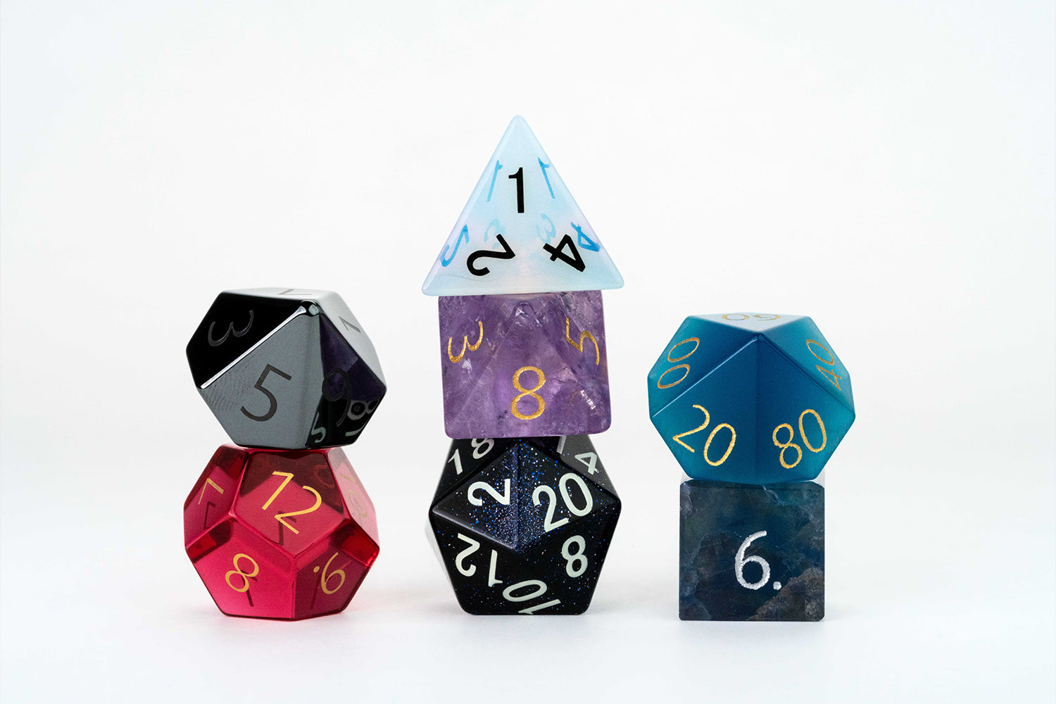 Mystic Mines Misfit Gemstone Dice Set