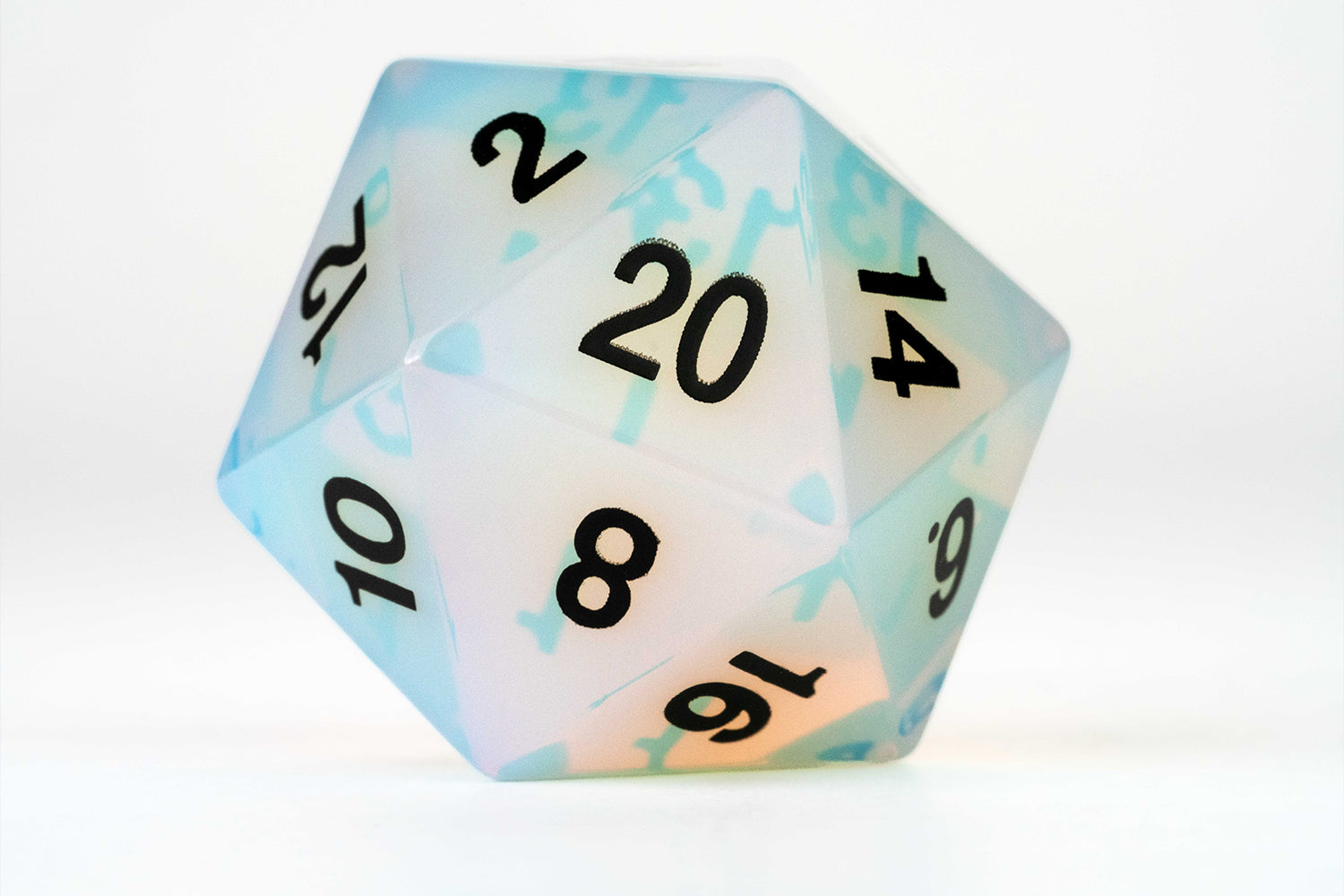Mystic Mines 16mm Stone Poly Dice Set: Opalite